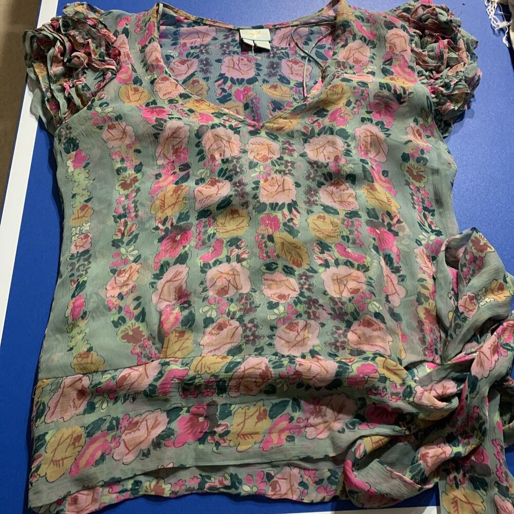 Anthropologie, Tracy Reese Formal silk blouse Size 4
